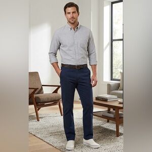 Navy Pants For Mens Amazon Essentials 38x34